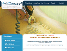 Tablet Screenshot of paintherapy.pl
